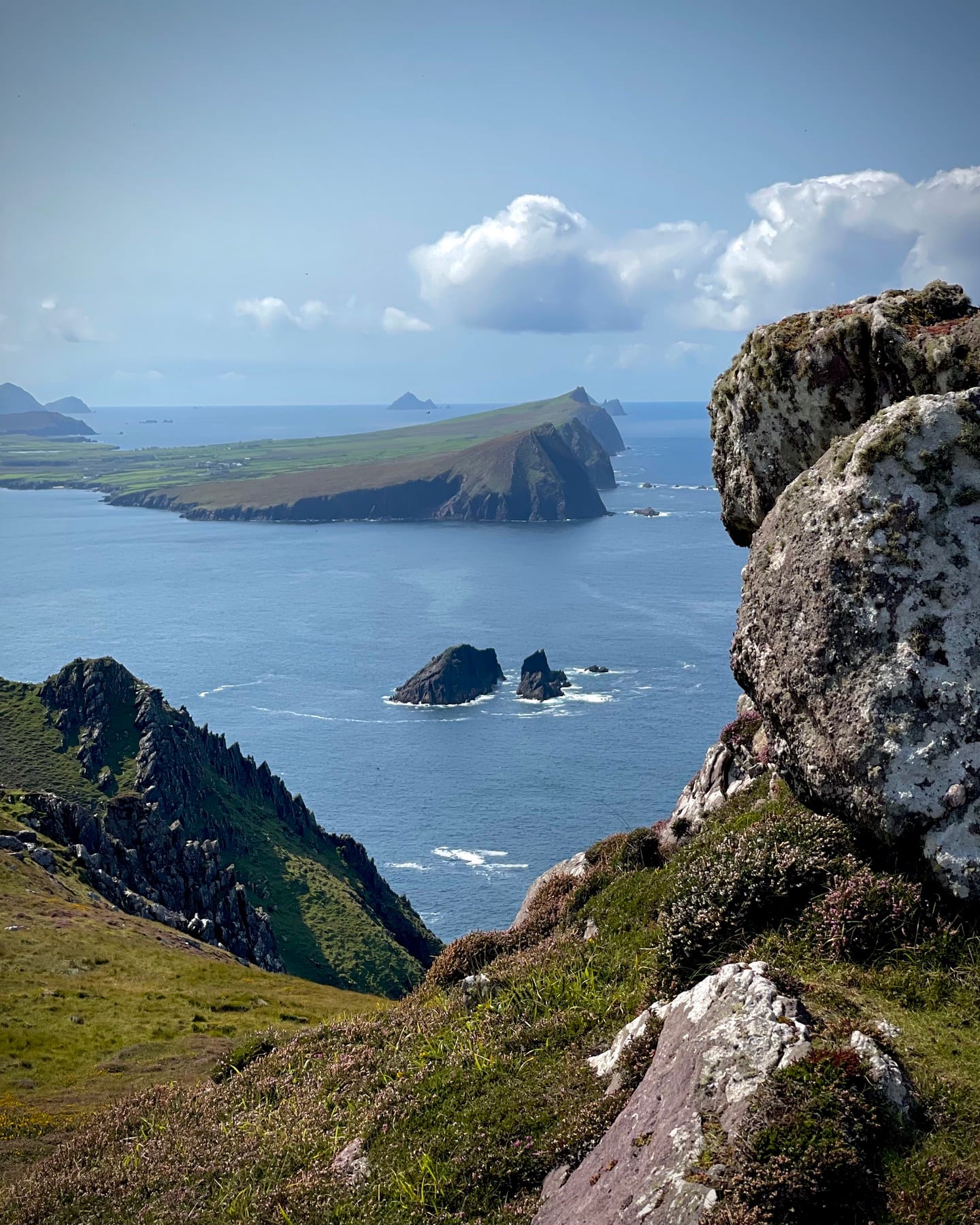 Soft light over the sea near Ballydavid Head